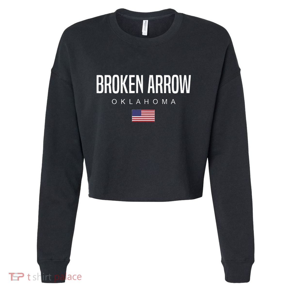 Broken Arrow Oklahoma Cropped Pullover Crew