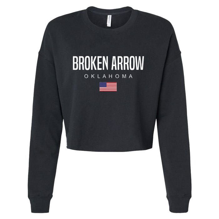 Broken Arrow Oklahoma Cropped Pullover Crew