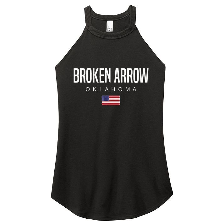 Broken Arrow Oklahoma Women's Perfect Tri Rocker Tank