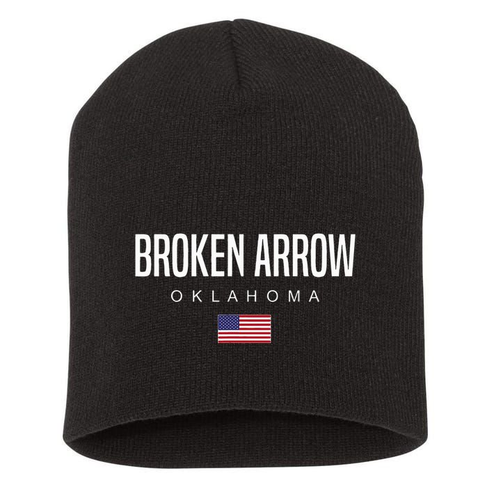 Broken Arrow Oklahoma Short Acrylic Beanie