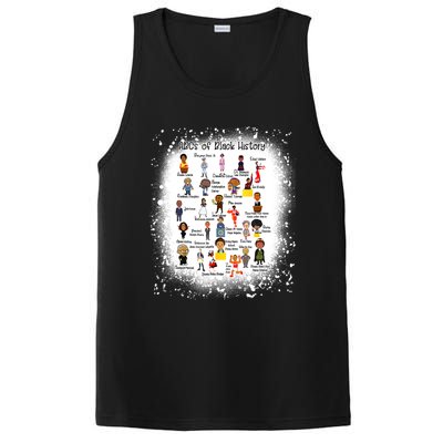 Bleached ABCs Of Black History Month Pride Women Teacher PosiCharge Competitor Tank