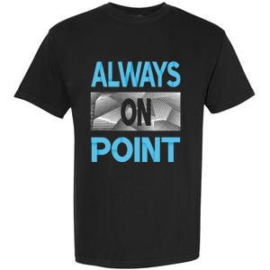 Blue Always On Point Blue Color Graphic Garment-Dyed Heavyweight T-Shirt