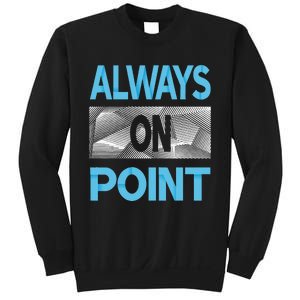 Blue Always On Point Blue Color Graphic Sweatshirt