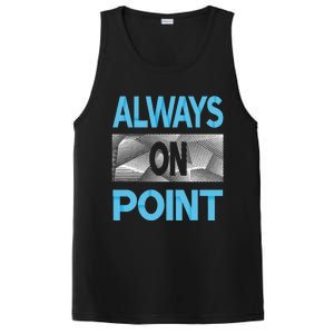 Blue Always On Point Blue Color Graphic PosiCharge Competitor Tank