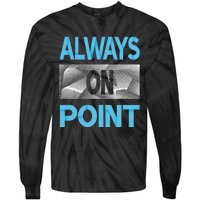 Blue Always On Point Blue Color Graphic Tie-Dye Long Sleeve Shirt