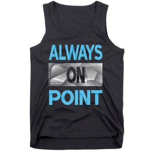 Blue Always On Point Blue Color Graphic Tank Top