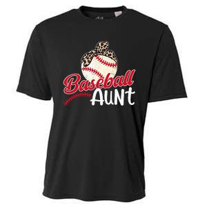 Baseball Aunt Of A Baseball Player Aunt Baseball Auntie Cooling Performance Crew T-Shirt