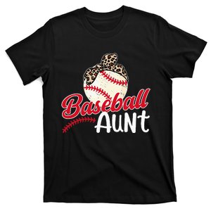 Baseball Aunt Of A Baseball Player Aunt Baseball Auntie T-Shirt