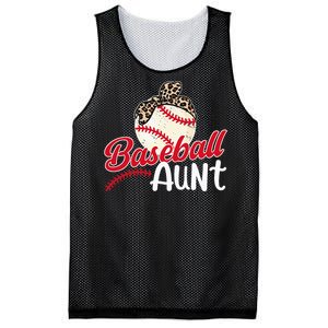 Baseball Aunt Of A Baseball Player Aunt Baseball Auntie Mesh Reversible Basketball Jersey Tank