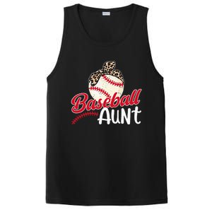 Baseball Aunt Of A Baseball Player Aunt Baseball Auntie PosiCharge Competitor Tank