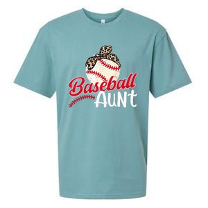 Baseball Aunt Of A Baseball Player Aunt Baseball Auntie Sueded Cloud Jersey T-Shirt