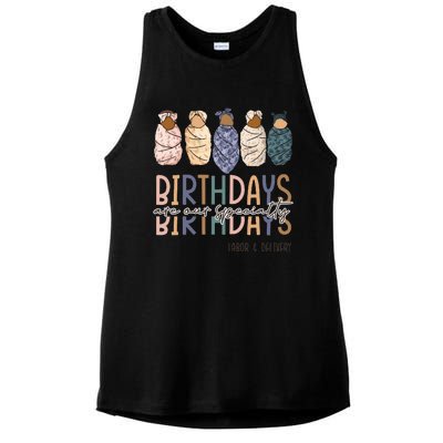 Birthdays Are Our Specialty L&D Nurse Nursing Birthday Ladies PosiCharge Tri-Blend Wicking Tank