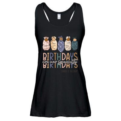 Birthdays Are Our Specialty L&D Nurse Nursing Birthday Ladies Essential Flowy Tank