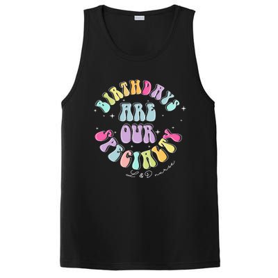 Birthdays Are Our Specialty L And D Nurse Nursing Birthday Gift PosiCharge Competitor Tank