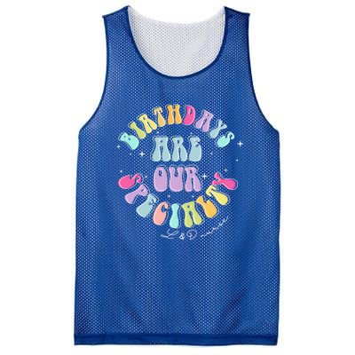 Birthdays Are Our Specialty L And D Nurse Nursing Birthday Gift Mesh Reversible Basketball Jersey Tank