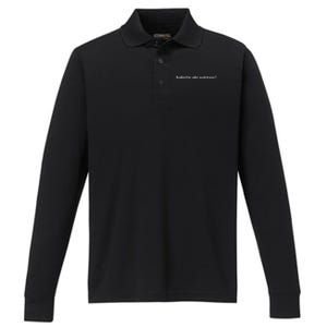 Babette Ate Oatmeal Performance Long Sleeve Polo