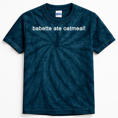 Babette Ate Oatmeal Funny Tv Show Quote (Black) Kids Tie-Dye T-Shirt