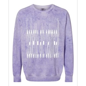 Babette Ate Oatmeal Colorblast Crewneck Sweatshirt