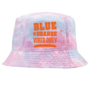 Blue And Orange Game Day Tie-Dyed Bucket Hat