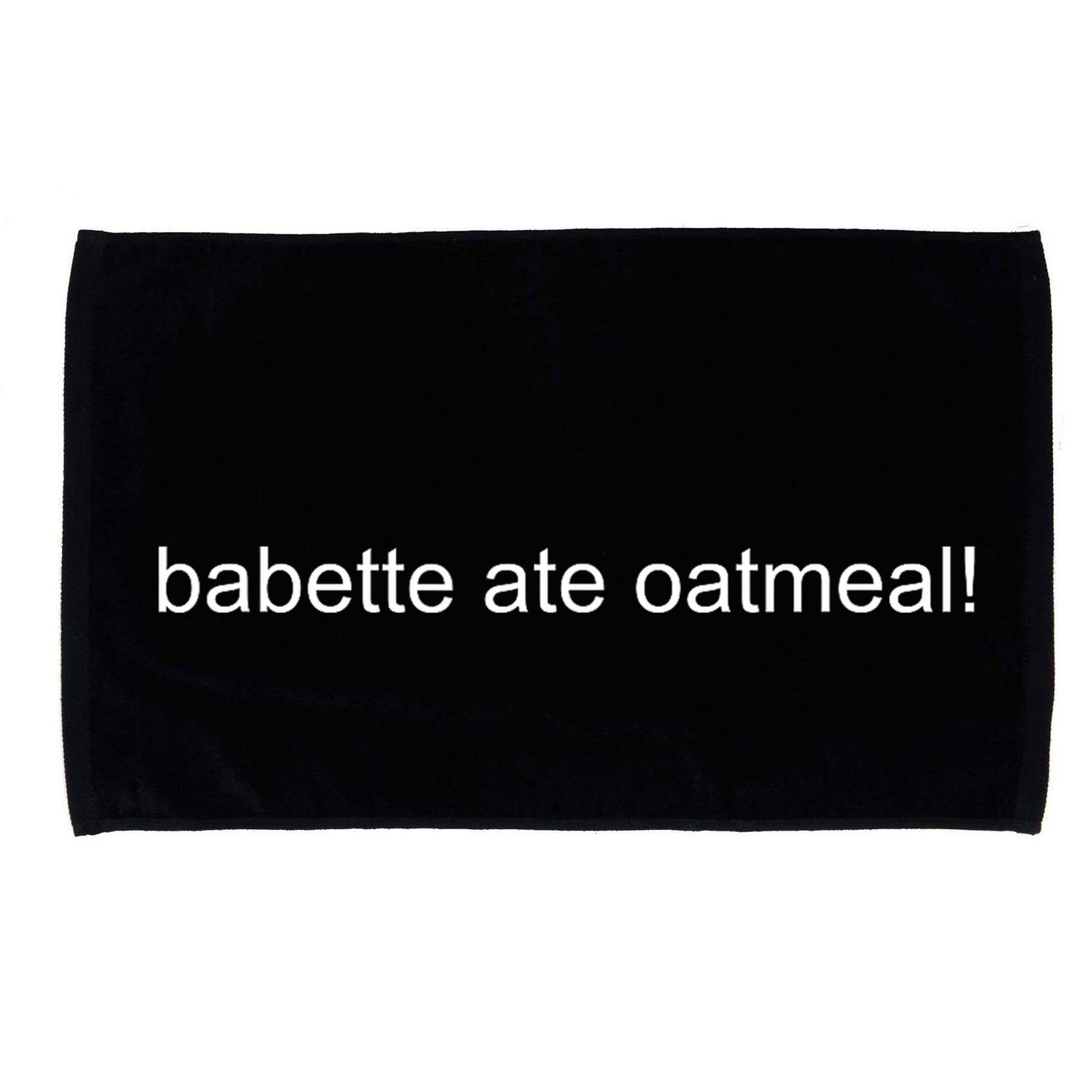 Babette Ate Oatmeal Microfiber Hand Towel