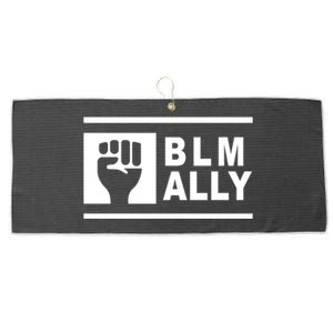 Blm Ally Proud Ally Stands Up For Equality Social Justice Gift Large Microfiber Waffle Golf Towel