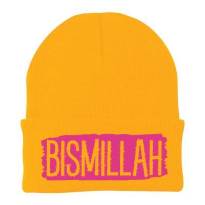 Bismillah Allah Proud Muslim Islam Quran Mosque Ramadan Gift Knit Cap Winter Beanie