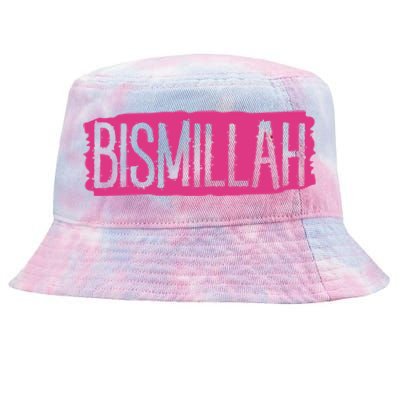 Bismillah Allah Proud Muslim Islam Quran Mosque Ramadan Gift Tie-Dyed Bucket Hat