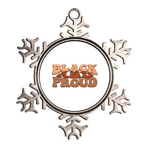 Black And Proud Black History Month BLM Melanin African Metallic Star Ornament