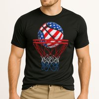 Basketball American Patriotic 4th Of July Us Flag Cooling Performance Crew T-Shirt