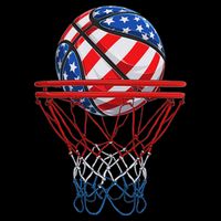 Basketball American Patriotic 4th Of July Us Flag Impact Tech Backpack