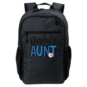 Baseball Aunt Proud Baseball Auntie Cute Funny Family Vibes Cool Gift Daily Commute Backpack