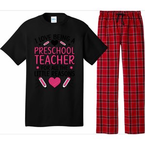 Being A Preschool Teacher Valentines Day Preschool Teaching Gift Pajama Set