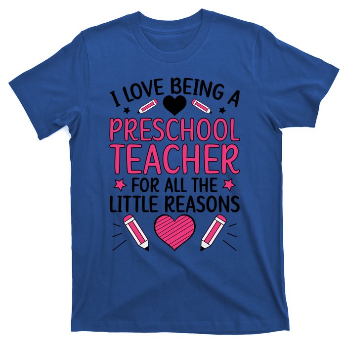 Being A Preschool Teacher Valentines Day Preschool Teaching Gift T-Shirt