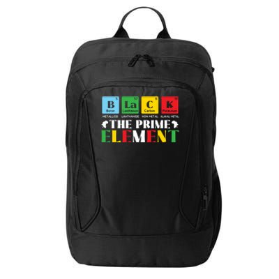 Black And Proud Black History Month Afrocentric Black Pride Gift City Backpack