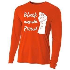 Black And Proud Gift Cooling Performance Long Sleeve Crew