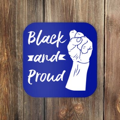 Black And Proud Gift Coaster