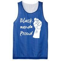 Black And Proud Gift Mesh Reversible Basketball Jersey Tank