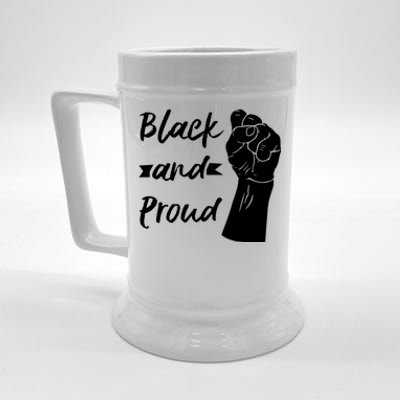 Black And Proud Gift Beer Stein