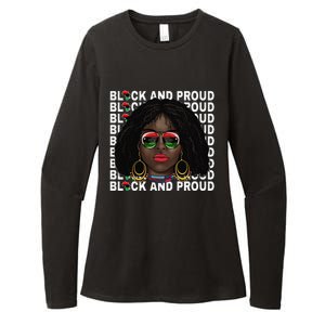 Black and Proud Melanin Black History Juneteenth 1865 Womens CVC Long Sleeve Shirt