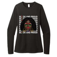 Black and Proud Melanin Black History Juneteenth 1865 Womens CVC Long Sleeve Shirt