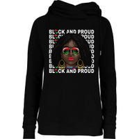 Black and Proud Melanin Black History Juneteenth 1865 Womens Funnel Neck Pullover Hood