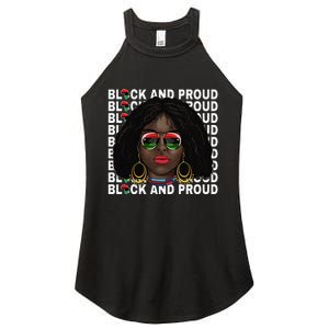 Black and Proud Melanin Black History Juneteenth 1865 Women's Perfect Tri Rocker Tank