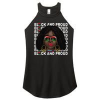 Black and Proud Melanin Black History Juneteenth 1865 Women's Perfect Tri Rocker Tank