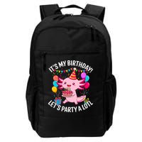 Birthday Axolotl Party Kawaii Axolotl  Backpack