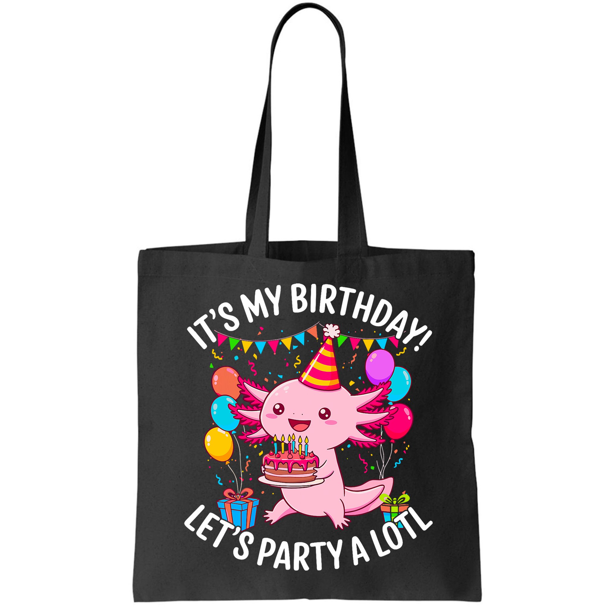 Birthday Axolotl Party Kawaii Axolotl  Bag