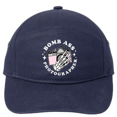 Bomb Ass Photographer Groovy 7-Panel Snapback Hat