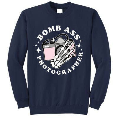 Bomb Ass Photographer Groovy Tall Sweatshirt