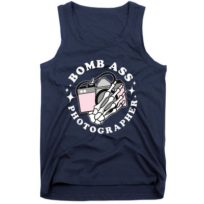 Bomb Ass Photographer Groovy Tank Top