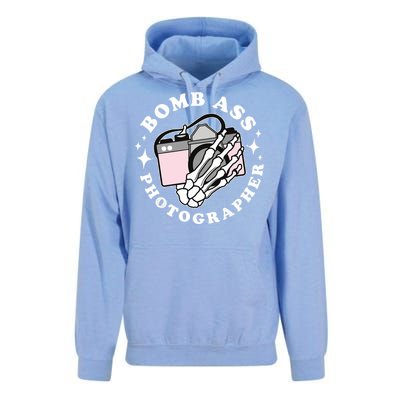 Bomb Ass Photographer Groovy Unisex Surf Hoodie