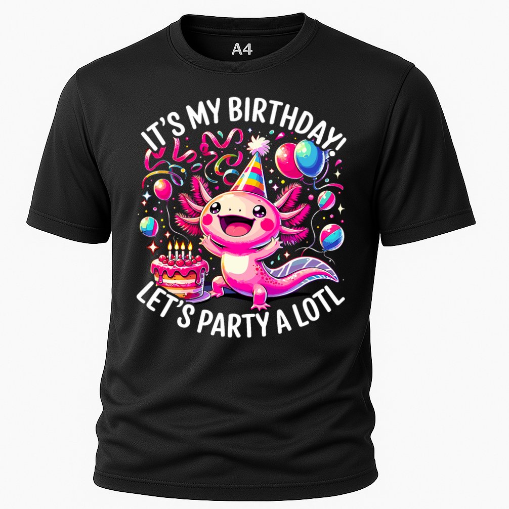 Birthday Axolotl PartyBirthday Axolotl Party  Cooling Performance Crew T-Shirt